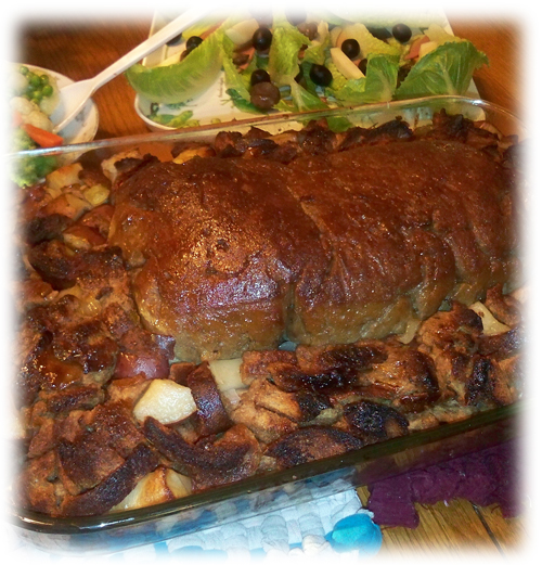 seitan turkey roast with stuffing